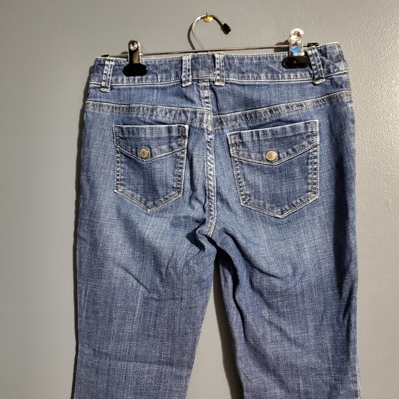 Chicos Platinum Denim Womens Cropped Jeans Size 00 - Picture 4 of 6